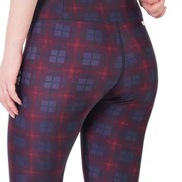 GOTO Checked High-Rise Dri-Fit Sports Tights image 4