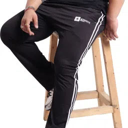 adaaistic sports Men Solid Black Track Pants-picture-25