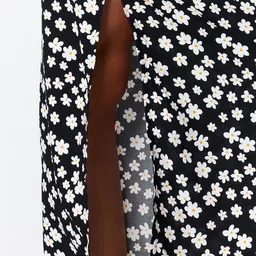 Trendyol Floral Printed Straight Midi Skirt image 3