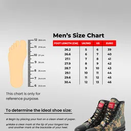 UNISTAR Men Mid Top Printed Canvas Hiking Boots image 3