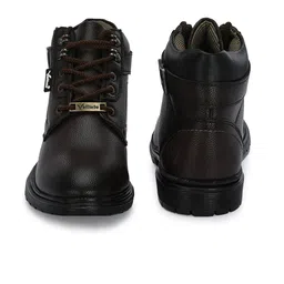 Vellinto Men Mid-Top Lace-Up Regular Boots image 5