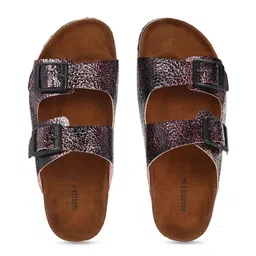 The Roadster Lifestyle Co. Textured Open Toe Flats image 4