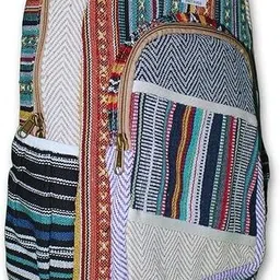 dlion Small 19 L Laptop Backpack Laptop Backpack Himalayan Hemp Laptop Bag-AS3 image 2