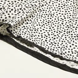 An Episode Women White & Black Printed Loose Fit Regular Shorts image 4