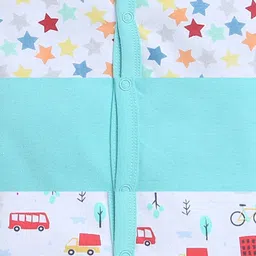 BUMZEE Infant Boys Pack Of 3 Self-Design Cotton Jhablas image 2