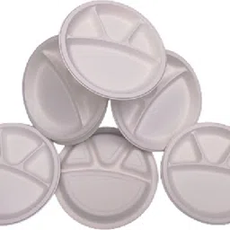 pagal mindset Pack of 50 Paper Disposable Paper Plate 11 inch Dinner Set image 5