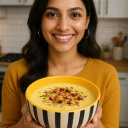 brills Handcrafted Yellow Ceramic Bowl for Gravies, Mixing, Desserts etc - Bowl Serving Set image 2