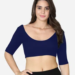 v star Round Neck Women Blouse-picture-20