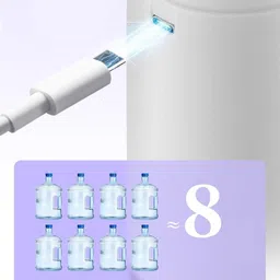 radhe Electric Pump with Foldable Handle for 20 Litre Bottle,USB Rechargeable Bottled Water Dispenser image 4