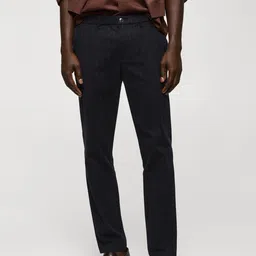MANGO MAN Striped Trousers image 1