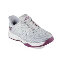 Skechers Women Self Design Non Marking Round Toe Lace Ups Tennis Shoe-picture-12
