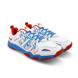 NIVIA Men HY- Energy White Badminton Shoes-picture-9