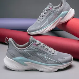 Red Tape Women Grey Mesh Walking Shoes-image-15