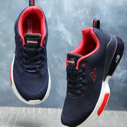 ABROS Boys Navy Blue & Red AI 2 N Running Shoes-picture-12