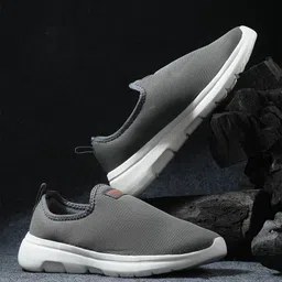 The Roadster Lifestyle Co. Men Grey Textured Walking Sports Shoes-picture-11