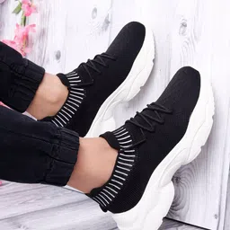 KRAASA Women Slip On Mesh Running Shoes image 5