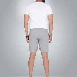 septem Pack of 2 Solid Men Dark Grey, Grey Gym Shorts, Sports Shorts image 2