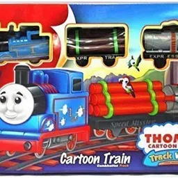 just craft Thomas Cartoon Train Track Set Toy for Kids image 4