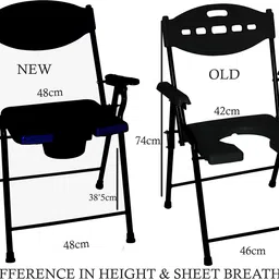 ur care Heavy duty with best height for Adults and women Commode Chair image 3