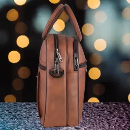 ruzee Men Tan Messenger Bag image 3