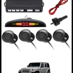 peeps store Car Premium 4 Black Reverse Parking Sensor-AP25B248 Car Premium 4 Black Reverse Parking Sensor-AP25B248 Parking Sensor image 1