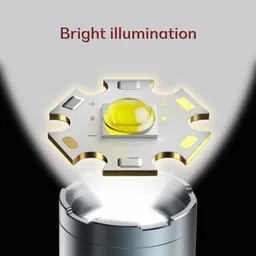 ibell LUMINEX 800 Rechargeable Flashlight High Power,6 Light Mode,Telescopic Zoom,LED Torch image 2