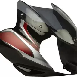 jinvaani Discover Black Red visor Bike Headlight Visor-picture-23