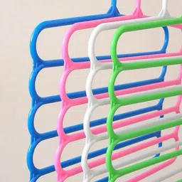 shree padmanabha enterprises Multi-layered Space-Saving Plastic Hangers for Pants, Trousers, Scarf, and More Plastic Trousers Pack of 4 Hangers For Trousers-picture-31