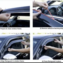 genfrid Non-convertibles Front, Rear Wind Deflector image 5