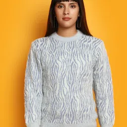 V-Mart Self Design Long Sleeves Cotton Pullover-picture-15