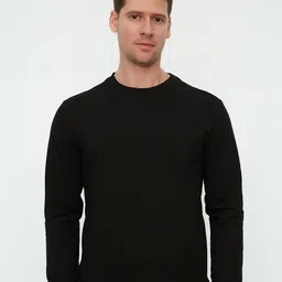 Trendyol Men Black Sweatshirt-picture-1