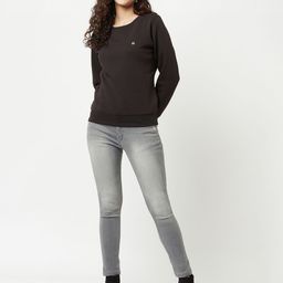 Crimsoune Club Women Black Sweatshirt-image-61