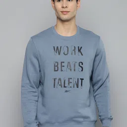 Reebok Men Blue Printed Performance Training Sweatshirt-picture-40