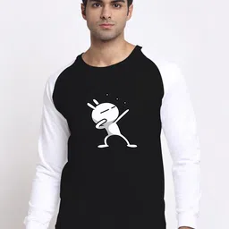 Friskers Men Black Colourblocked Round Neck Sweatshirt-image-43