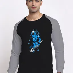 Friskers Men Black Mahadev Printed Sweatshirt-image-6