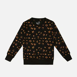 Bodycare Kids Girls Conversational Printed Cotton Pullover Sweatshirt-image-92