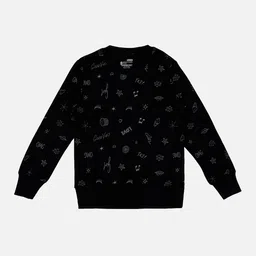 Bodycare Kids Girls Conversational Printed Cotton Pullover Sweatshirt-image-94