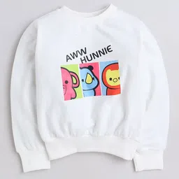 AWW HUNNIE Kids Graphic Printed Round Neck Terry Cotton Sweatshirt-picture-19