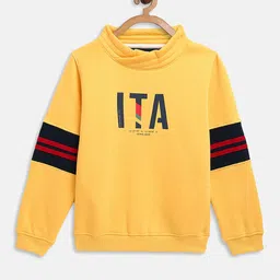 Octave Boys Yellow Printed Sweatshirt-picture-58