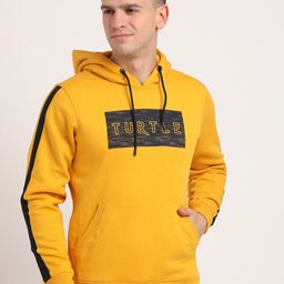 Turtle Brand Logo Printed Hooded Long Sleeves Pullover Sweatshirt-picture-7