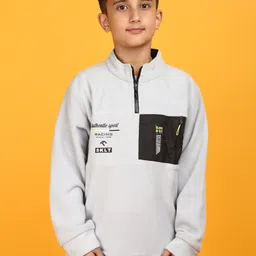 V-Mart Boys Typography Printed Acrylic Sweatshirt-picture-35