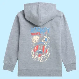 BAESD Kids Rocket Printed Fleece Hood Pullover Sweatshirt-picture-20