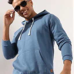 Campus Sutra Hooded Cotton Sweatshirt-picture-35