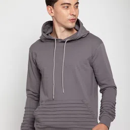 CAVA Hooded Cotton Fleece Pinstripe Hoodie Sweatshirt-picture-28