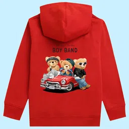NUSYL Kids Graphic Printed Hooded Pullover Sweatshirt-picture-36