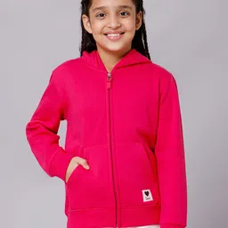 Alan Jones Girls Hooded Front-Open Sweatshirt-image-73
