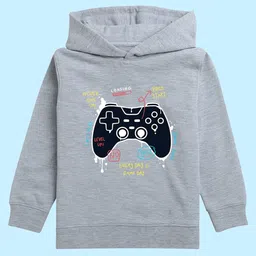 NUSYL Kids Gaming Printed Hooded Pullover Sweatshirt-picture-36