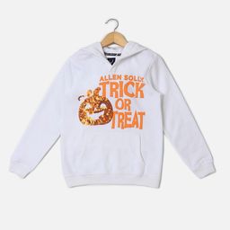 Allen Solly Junior Boys Typography Printed Hooded Sweatshirt-picture-5