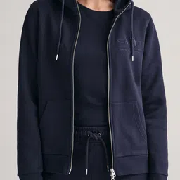 GANT Hooded Front Open Sweatshirt-picture-36