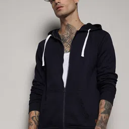Campus Sutra Hooded Cotton Jacket image 1
